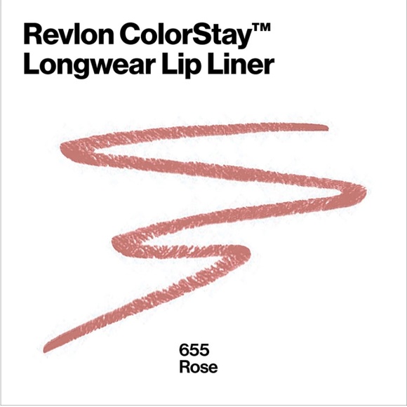NWT Revlon ColorStay Longwear Lip Liner in Rose 655 - Picture 2 of 4